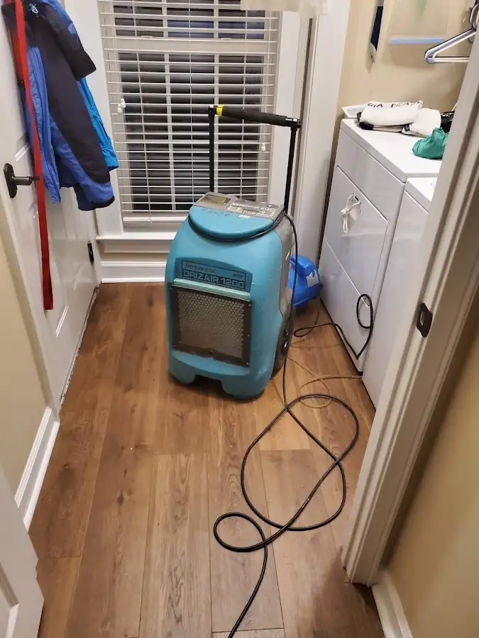 Commercial dehumidifier deployed for Flood Damage Cleanup in Gaffney