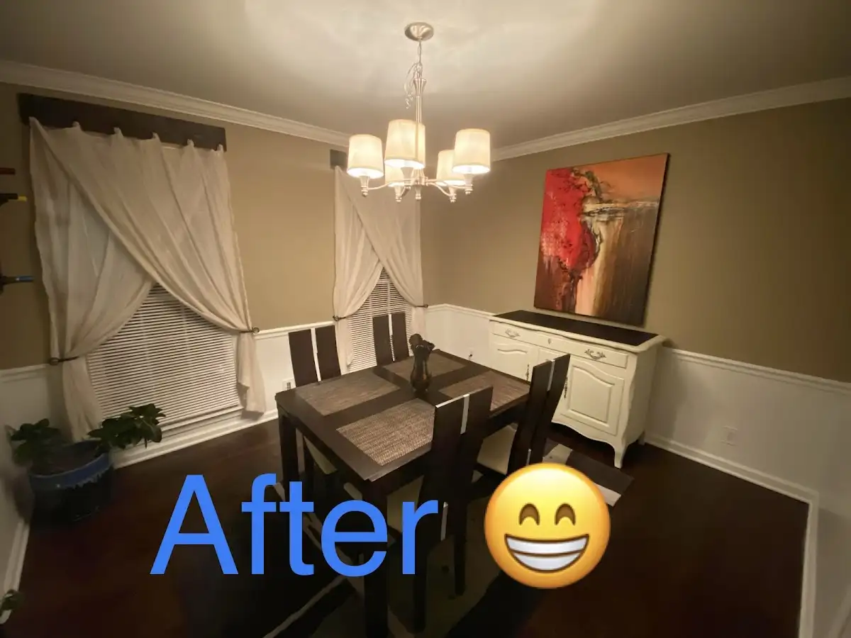 Professional dining room restoration after water damage in Gaffney